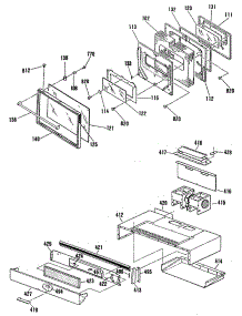 04 - Section4 parts for Ge Range JHP62GN4WH from AppliancePartsPros.com