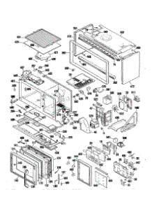 03 - Section3 parts for Ge Range JHP62GN5WH from AppliancePartsPros.com