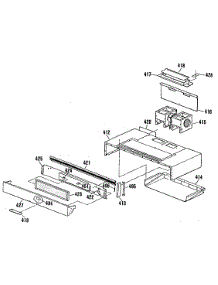 04 - Section4 parts for Ge Range JHP62GN5WH from AppliancePartsPros.com