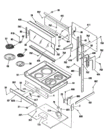 02 - Section2 parts for Ge Range JHP63GN1 from AppliancePartsPros.com