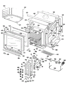 03 - Section3 parts for Ge Range JHP63GN1 from AppliancePartsPros.com