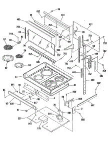 02 - Section2 parts for Ge Range JHP63GN2 from AppliancePartsPros.com