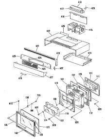 02 - Section2 parts for Ge Range JHP63GN4WH from AppliancePartsPros.com