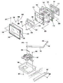 04 - Section4 parts for Ge Range JHP63GN5AD from AppliancePartsPros.com