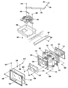 02 - Section2 parts for Ge Range JHP69GN1 from AppliancePartsPros.com