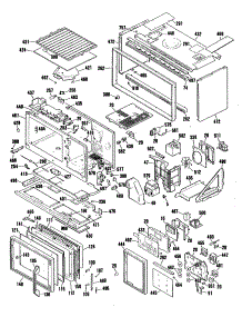 02 - Section2 parts for Ge Range JHP69GN3WH from AppliancePartsPros.com