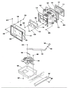 04 - Section4 parts for Ge Range JHP69GN3WH from AppliancePartsPros.com
