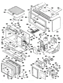 04 - Section4 parts for Ge Range JHP69GN4WH from AppliancePartsPros.com