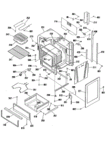 05 - Section5 parts for Ge Range JHP70GN1 from AppliancePartsPros.com