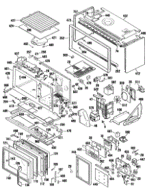 03 - Section3 parts for Ge Range JHP70GN3AD from AppliancePartsPros.com