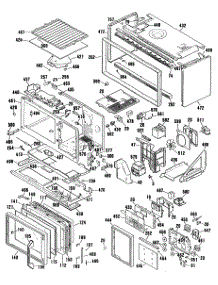 04 - Section4 parts for Ge Range JHP70GN4AD from AppliancePartsPros.com