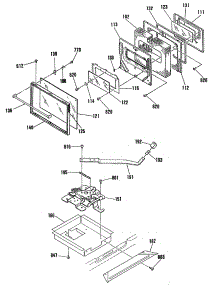 05 - Section5 parts for Ge Range JHP70GN4AD from AppliancePartsPros.com