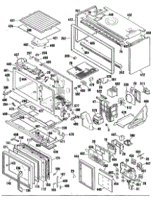 05 - Section5 parts for Ge Range JHP70GN5AD from AppliancePartsPros.com