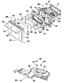 03 - Section3 parts for Ge Oven JKP13GP3BG from AppliancePartsPros.com