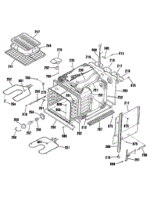 03 - Section3 parts for Ge Oven JKP14WP1 from AppliancePartsPros.com