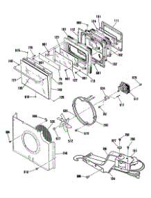 03 - Section3 parts for Ge Oven JKP17WP2WG from AppliancePartsPros.com