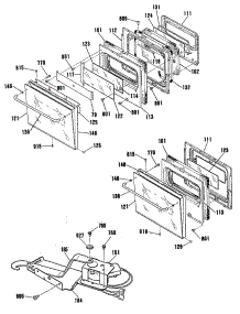 03 - Section3 parts for Ge Oven JKP26GP2BG from AppliancePartsPros.com