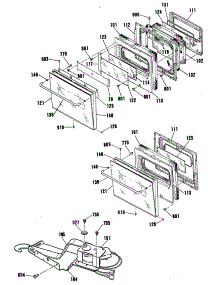 03 - Section3 parts for Ge Oven JKP27WP3WG from AppliancePartsPros.com