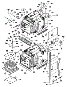 02 - Section2 parts for Ge Oven JKP44GT2BB from AppliancePartsPros.com