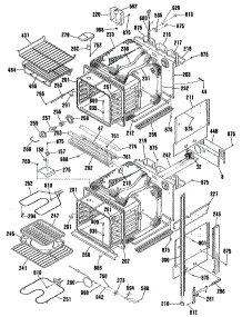 02 - Section2 parts for Ge Oven JKP54GP1BG from AppliancePartsPros.com