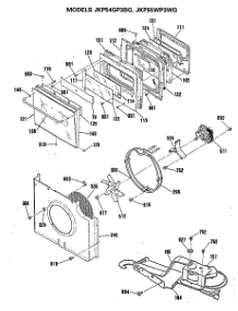 03 - Section3 parts for Ge Oven JKP54GP3BG from AppliancePartsPros.com