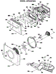 03 - Section3 parts for Ge Oven JKP54GP4BG from AppliancePartsPros.com