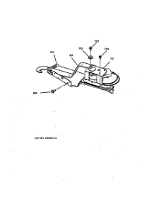 04 - Latch parts for Ge Oven JKP55WP2WG from AppliancePartsPros.com