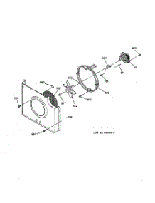 05 - Blower parts for Ge Oven JKP55WP2WG from AppliancePartsPros.com