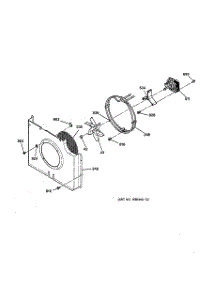 05 - Convection Fan parts for Ge Oven JKP56BW2BB from AppliancePartsPros.com