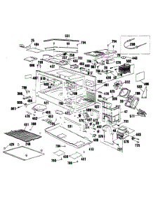 03 - Section3 parts for Ge Oven JKP64GP4BG from AppliancePartsPros.com