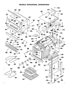 02 - Section2 parts for Ge Oven JKP65WP2WG from AppliancePartsPros.com
