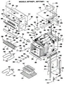 04 - Section4 parts for Ge Oven JKP76GP1 from AppliancePartsPros.com