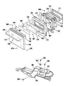 04 - Section4 parts for Ge Oven JKP76GP3BG from AppliancePartsPros.com