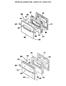 02 - Section2 parts for Ge Oven JKS05T1WH from AppliancePartsPros.com