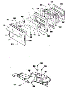 03 - Section3 parts for Ge Range JMP28GR3WH from AppliancePartsPros.com