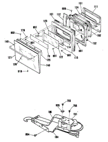 03 - Section3 parts for Ge Range JMP29GR2BK from AppliancePartsPros.com