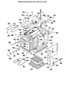 02 - Section2 parts for Ge Range JMP29GV1BB from AppliancePartsPros.com