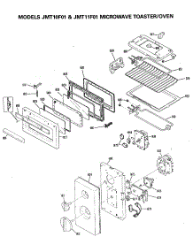 02 - Microwave Toaster / Oven parts for Ge Microwave JMT10F01 from AppliancePartsPros.com