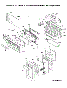 02 - Microwave Toaster / Oven parts for Ge Microwave JMT20F01 from AppliancePartsPros.com