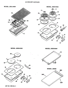 02 - Accessory Modules parts for Ge Cooktop JP362B9K1 from AppliancePartsPros.com