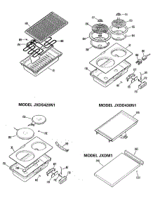 03 - Accessory Modules parts for Ge Cooktop JP378B9N1 from AppliancePartsPros.com