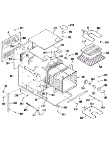 03 - Section3 parts for Ge Oven JRP14GP1 from AppliancePartsPros.com