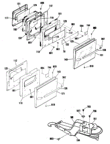 03 - Section3 parts for Ge Oven JRP24GT1BB from AppliancePartsPros.com