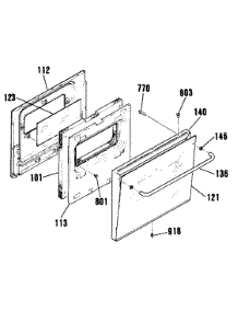 03 - Section3 parts for Ge Oven JRS04GP2BG from AppliancePartsPros.com