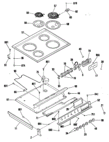 02 - Section2 parts for Ge Range JSC26GN2 from AppliancePartsPros.com