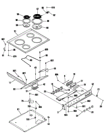 02 - Section2 parts for Ge Range JSP26GN2 from AppliancePartsPros.com