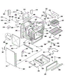 03 - Section3 parts for Ge Range JSP26GN2 from AppliancePartsPros.com