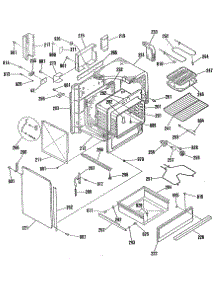 02 - Section2 parts for Ge Range JSP26GP1 from AppliancePartsPros.com