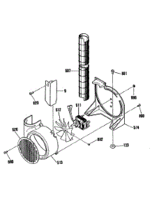 03 - Section3 parts for Ge Range JSP26GP1 from AppliancePartsPros.com