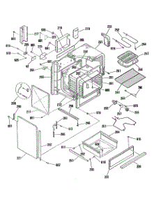 02 - Section2 parts for Ge Range JSP26GP3AD from AppliancePartsPros.com